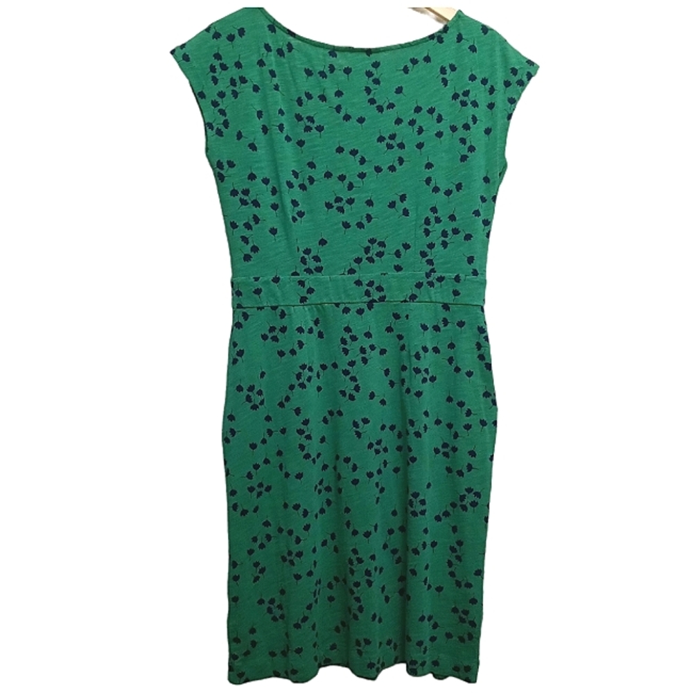 *SOLD* Boden Green & Midnight Blue Florrie Jersey Sheath dress with Pockets 8R - Picture 8 of 16